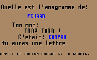Mocle atari screenshot
